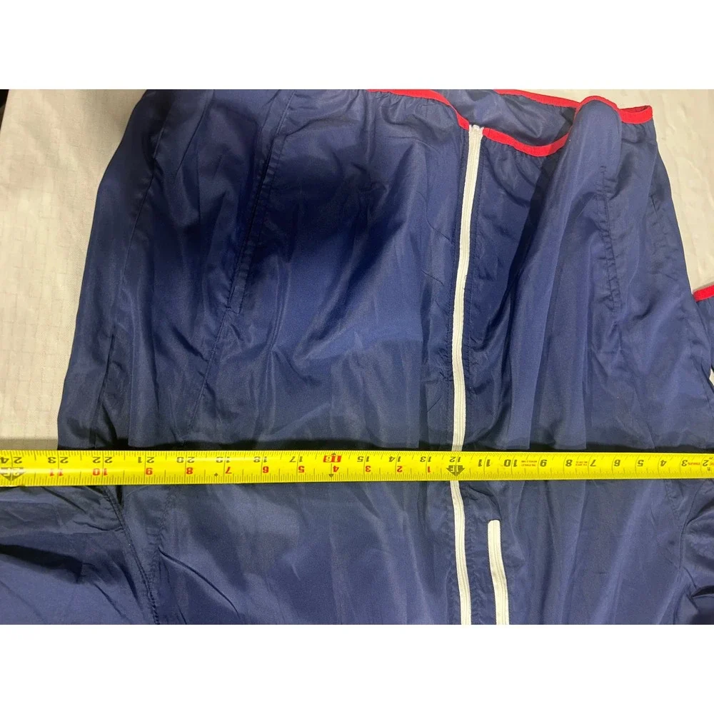 Minnesota Twins Success Brands Hooded Windbreaker Jacket Navy Blue Mens XL MLB